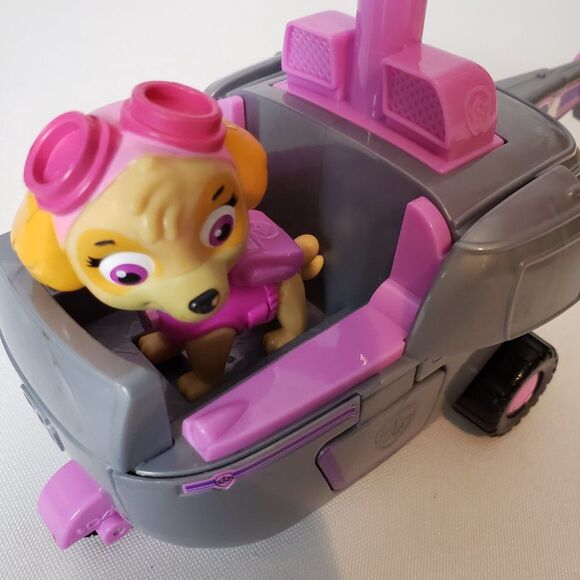 Nickelodeon Paw Patrol Skye Pup with Helicopter Pink Dog Toy Little Hands - Picture 2 of 12
